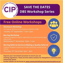 Online DBS Workshop 1: Disclosure & Eligibility